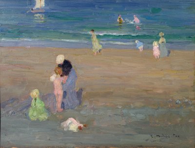 La Plage, Trouville - Emmanuel Phillips Fox